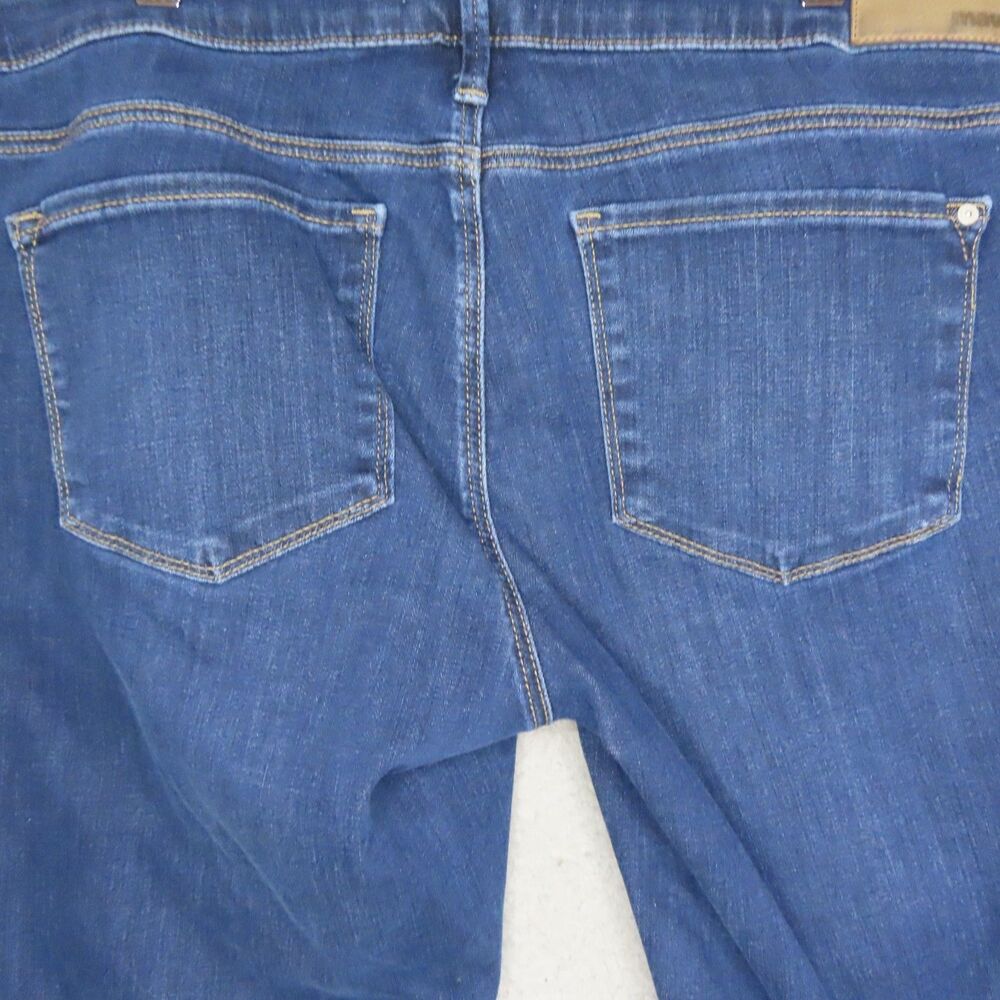 Mavi Jeans Alexa Womens 34 Mid Rise‎ Skinny Denim Stretch Cotton Blend Dark Wash